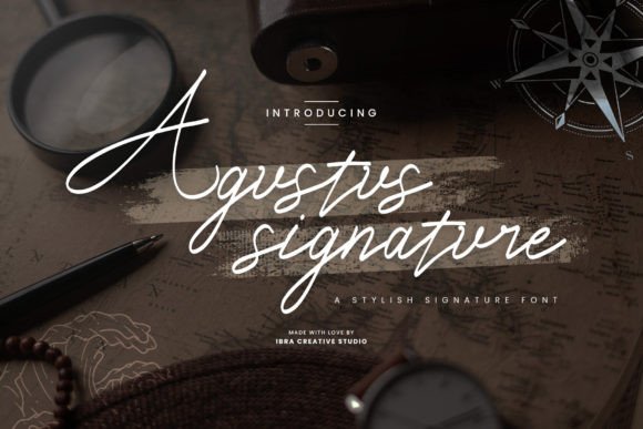 Agustus Signature: A Premium Script Font That Elevates Real Branding