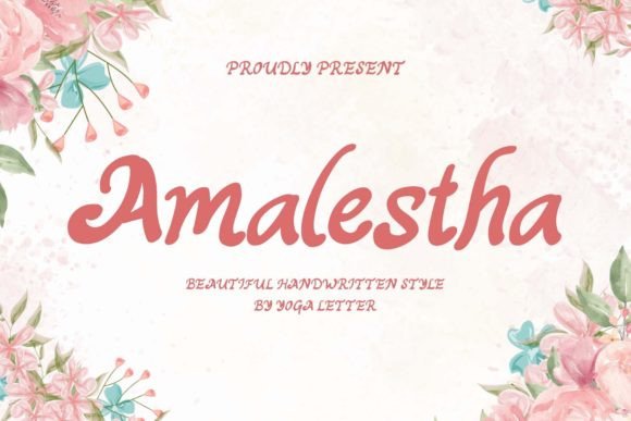 Amalestha: A Handwritten Script Font for Editorial Warmth