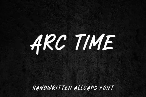 Arc Time: A Minimalist Handwritten Font That Feels Like a Sketch You’d Actually Use
