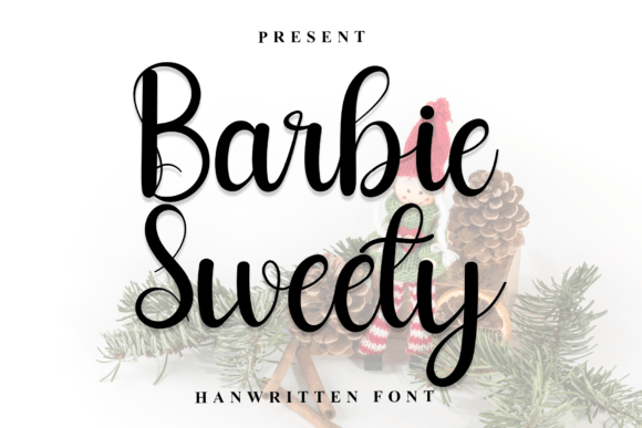 Barbie Sweety: A Handwritten Font for Digital Brand Warmth