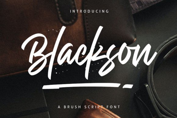 Blackson: A Brush Script Font That Feels Human, Not Hand-Drawn