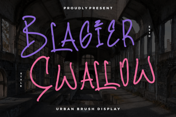 Blagier Swallow: A Handwritten Font That Feels Human—Not Haphazard
