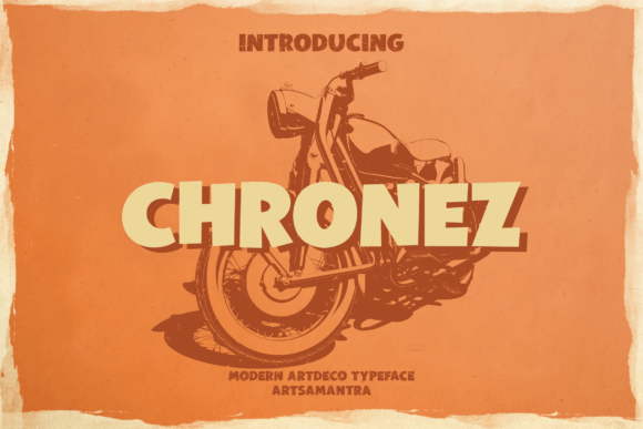Chronez: A Vintage-Inspired Display Font for Digital Branding