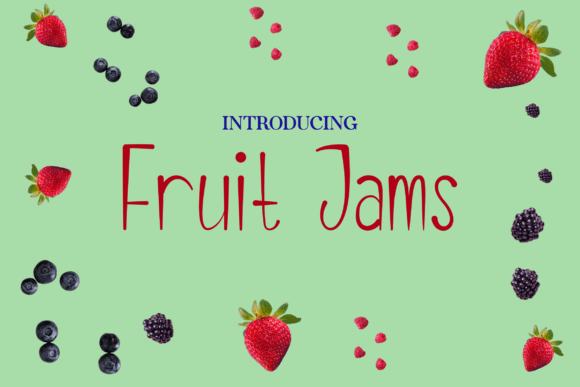 Fruit Jams: A Whimsical Handwritten Font for Crafters & Sellers