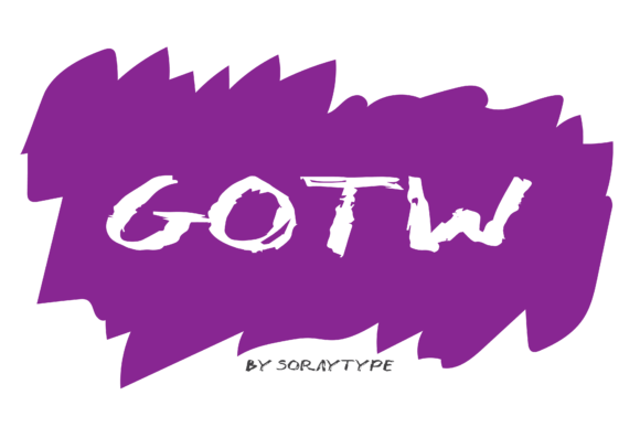 Gotw: A Hand-Drawn Script Font That Stands Out in Fast-Scrolling Feeds