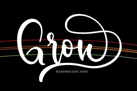Grow: A Playful Handwritten Typeface for Thoughtful Design