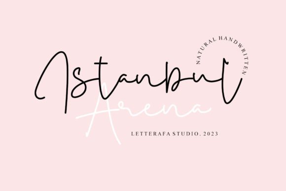 Istanbul Arena: A Friendly Handwritten Font for Warm Brand Identities