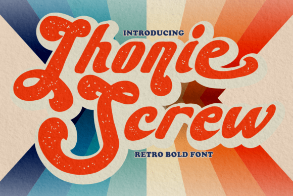 Jhonie Screw: A Retro Bold Typeface for Standout Web Headlines