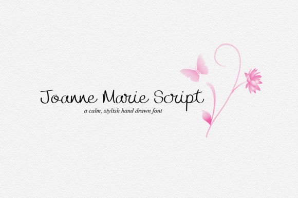 Joanne Marie: An Elegant Script Font for Editorial Design