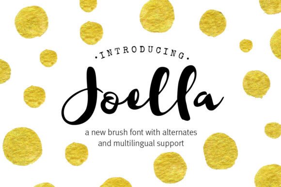 Joella: A Script Font That Makes Your Brand Feel Thoughtful & Polished