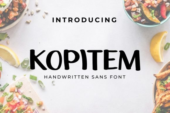 Kopitem: A Warm, Handwritten Sans Font for Makers