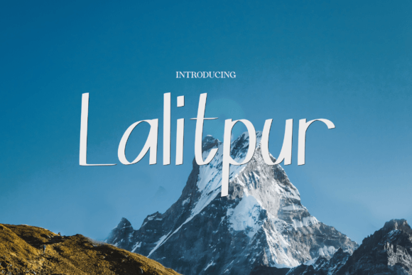 Lalitpur: A Handwritten Font That Feels Like Your Brand’s True Voice