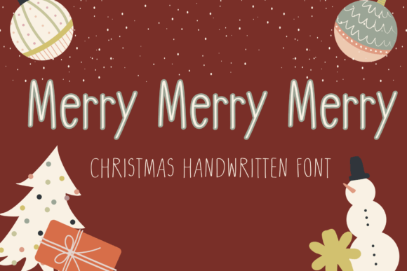 Merry Merry Merry Font: Friendly Handwriting for Your Brand