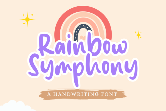 Rainbow Symphony: A Handwritten Script Font for Editorial Charm