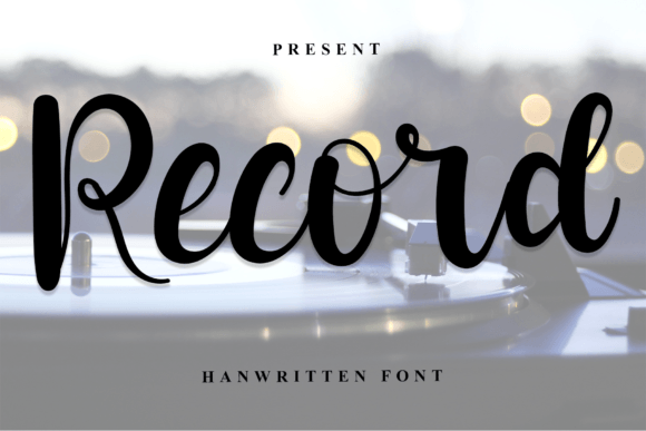 Record: A Handwritten Font That Makes Your Brand Feel Human