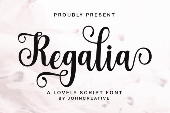 Regalia: A Handwritten Font That Makes Your Brand Feel Thoughtful