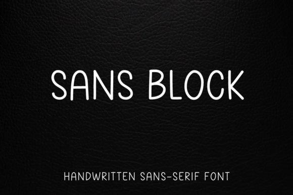 Sans Block: A Handwritten Font That Stops Scrollers