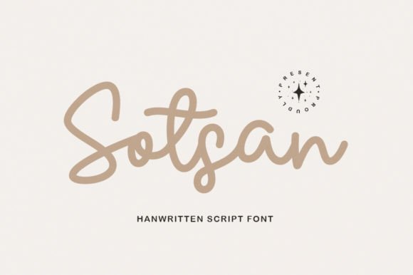 Sotsan: A Handwritten Font That Feels Like Home