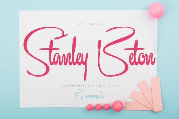 Stanley Beton: A Thoughtful Handwritten Font for Meaningful Brand Moments