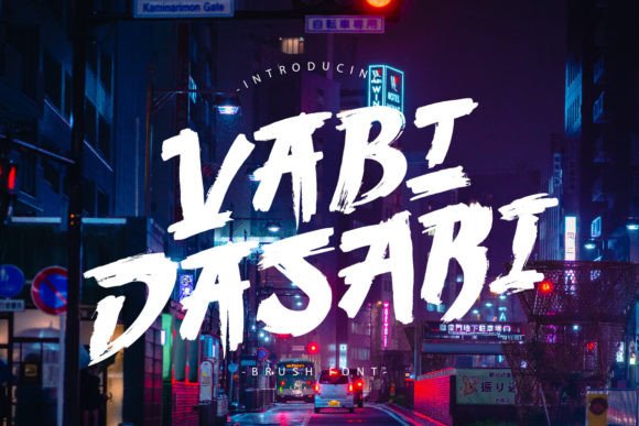 Vabi Dasabi: A Hand-Drawn Japanese Brush Font That Feels Human
