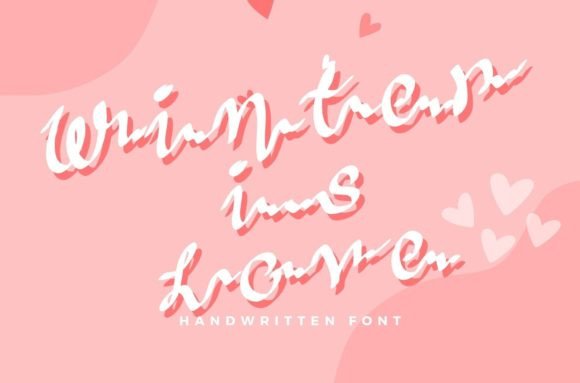 Winter is Love: A Handwritten Script Font for Warm Editorial Moments